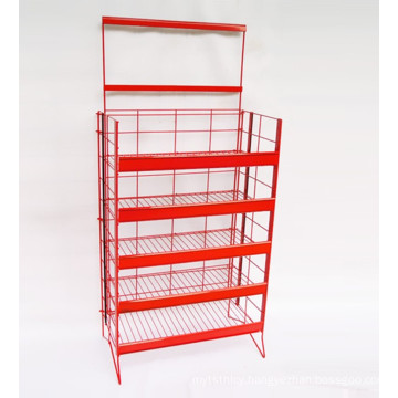 5 Shelves Folding Up Display Rack